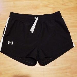 Black and white running short
